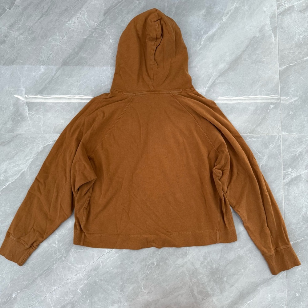 Women’s Vuori Sunnyside Hoodie Pullover Sweatshirt Cinnamon Athleisure Medium - Picture 11 of 16